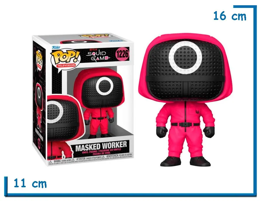 FUNKO POP MASKED WORKER SQUID GAME