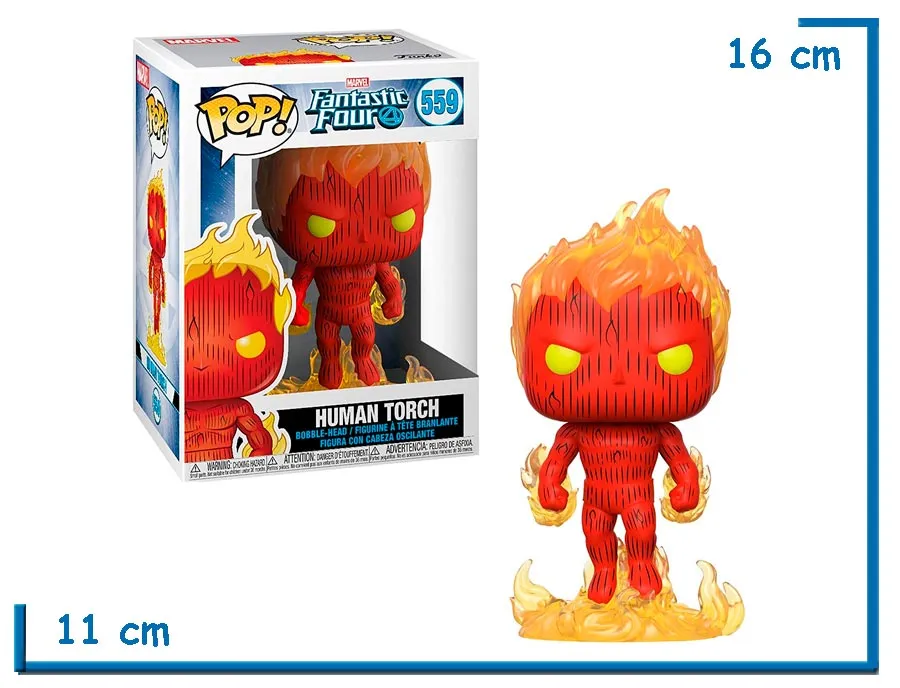 FUNKO POP HUMAN TORCH FF