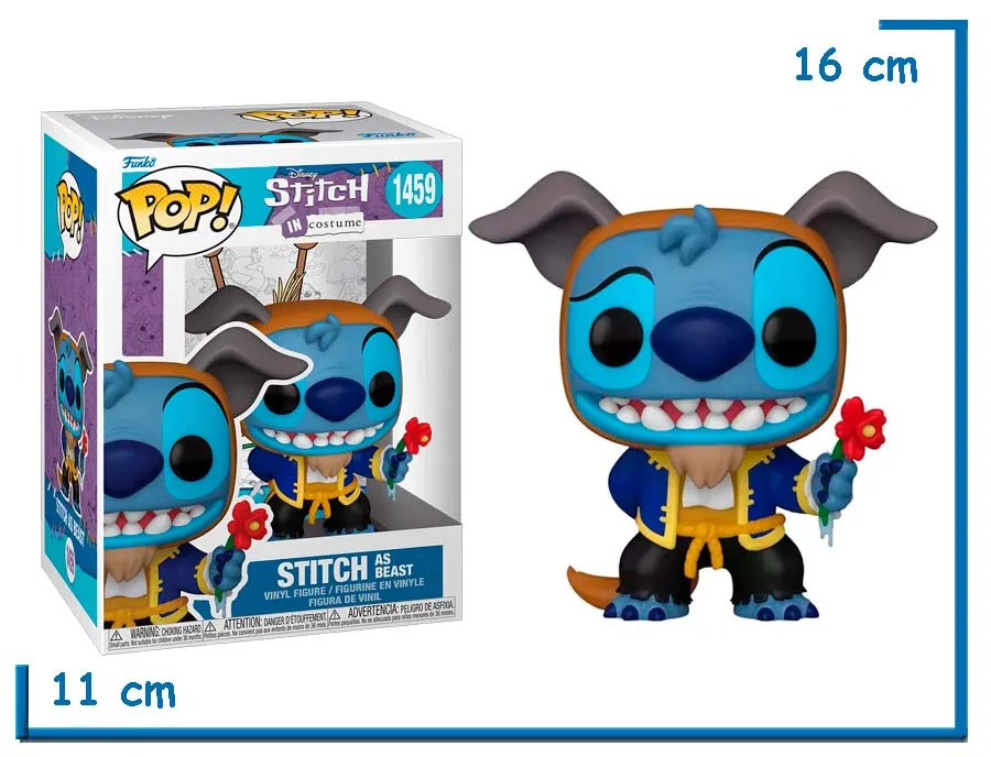 FUNKO POP STITCH AS BEAST DISNEY STITCH IN COSTUME