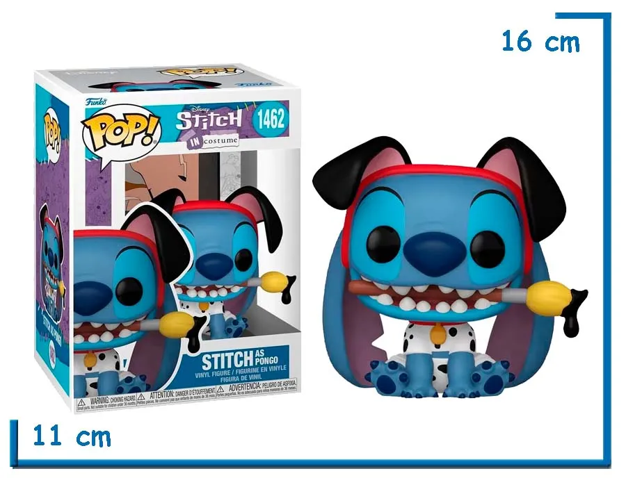 FUNKO POP STITCH AS PONGO DISNEY STITCH IN COSTUME