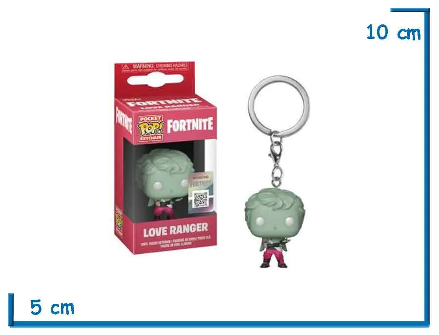FUNKO POP LLAVERO LOVE RANGER FORTNITE