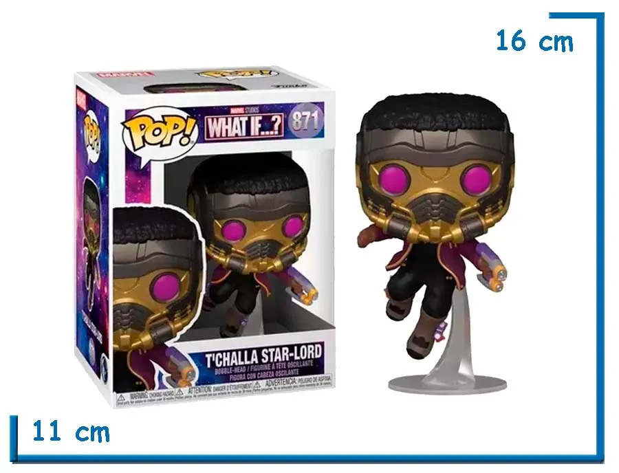 FUNKO POP TCHALLA STAR-LORD WHAT IF MARVEL