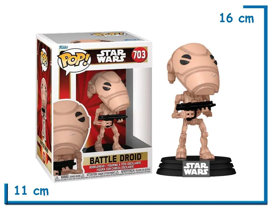FUNKO POP BATTLE DROID STAR WARS