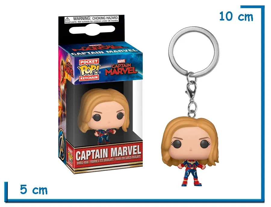 FUNKO POP LLAVERO CAPTAIN MARVEL CM