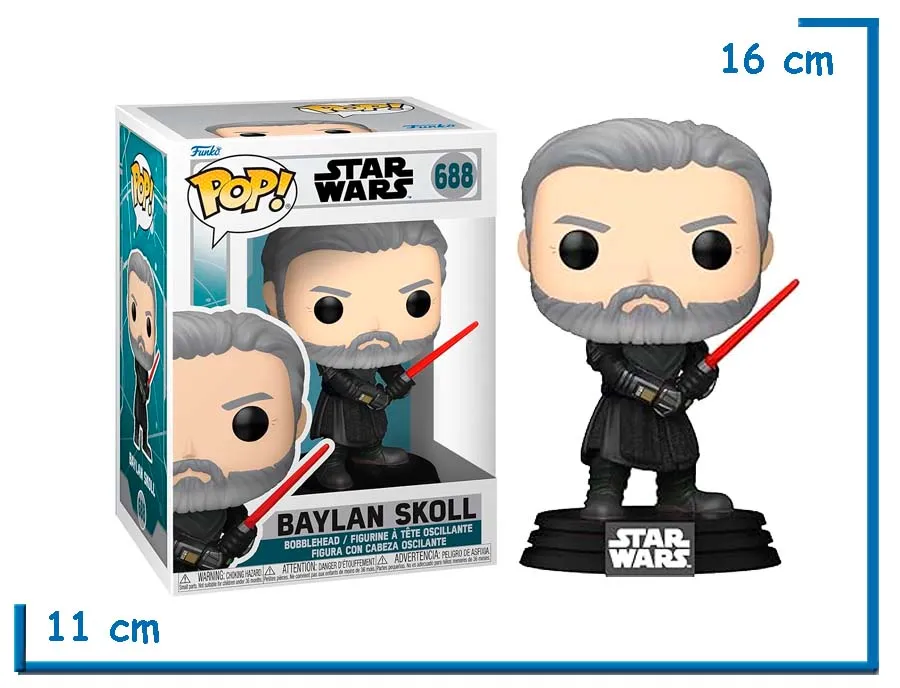 FUNKO POP BAYLAN SKOLL STAR WARS
