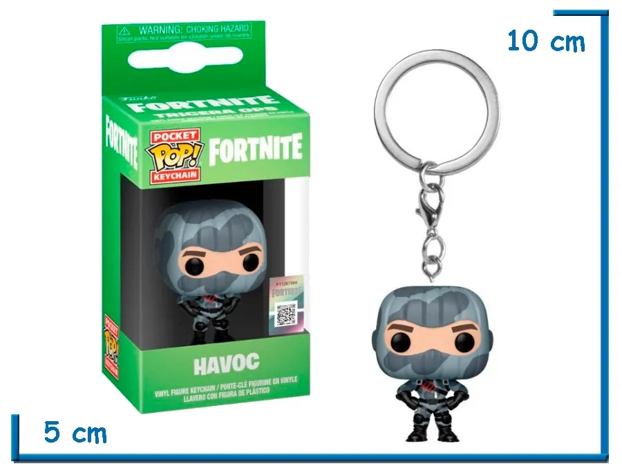 FUNKO POP LLAVERO HAVOC FORTNITE