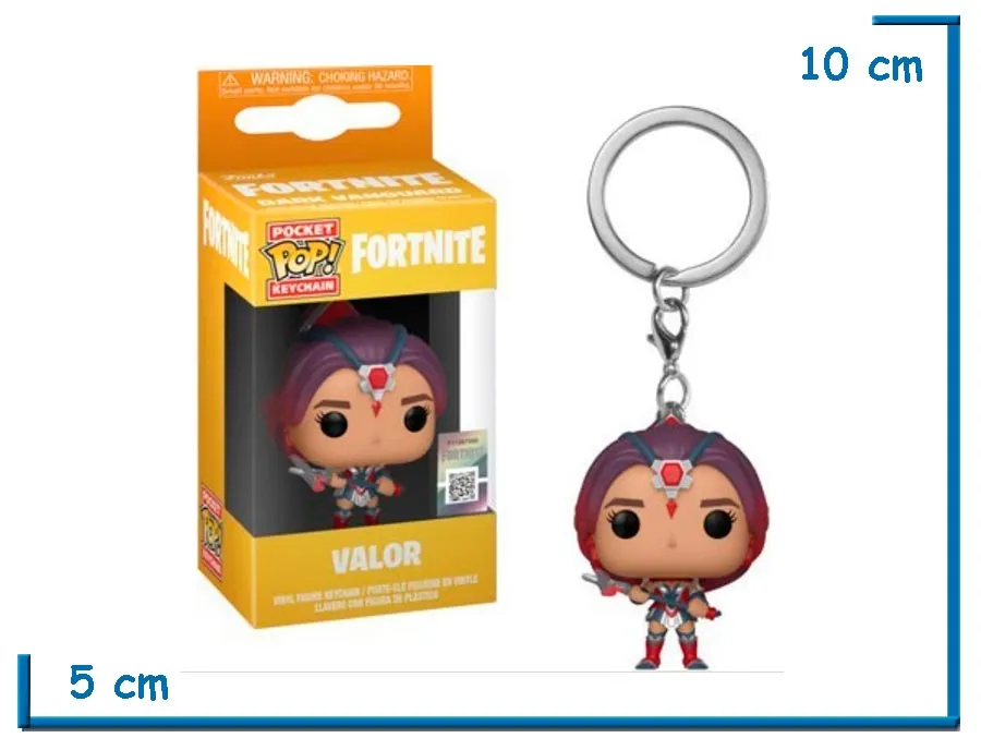 FUNKO POP LLAVERO VALOR FORTNITE