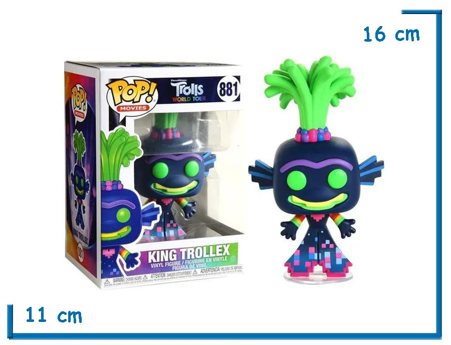 FUNKO POP KING TROLLEX TROLLS WT