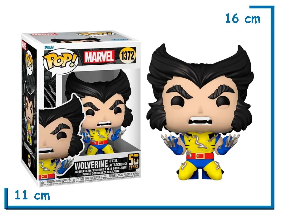 FUNKO POP WOLVERINE (FATAL ATTRACTIONS) MARVEL WOLVERINE 50TH
