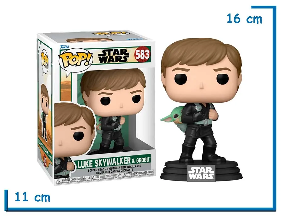 FUNKO POP LUKE SKYWALKER & GROGU (TRAINING) STAR WARS
