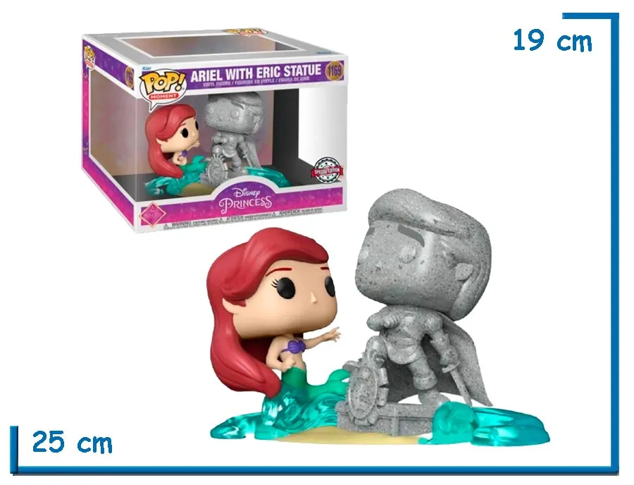 FUNKO POP MOMENT ARIEL WITH ERIC STATUE DISNEY PRINCESS XGE