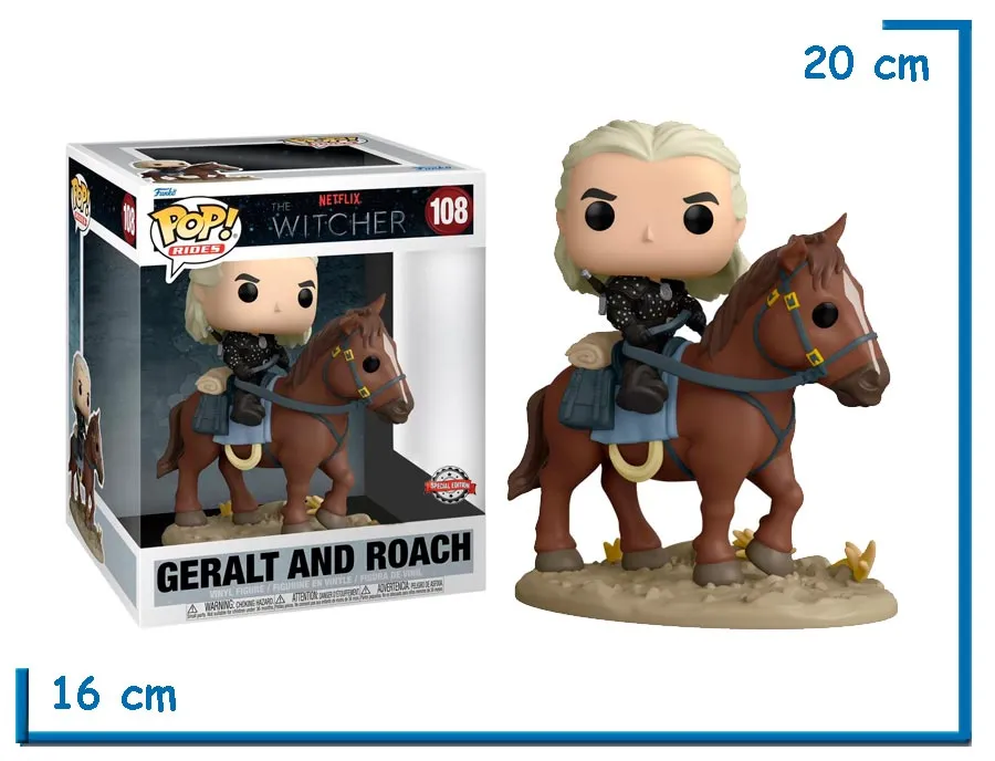 FUNKO POP RIDES GERALT AND ROACH THE WITCHER XGE