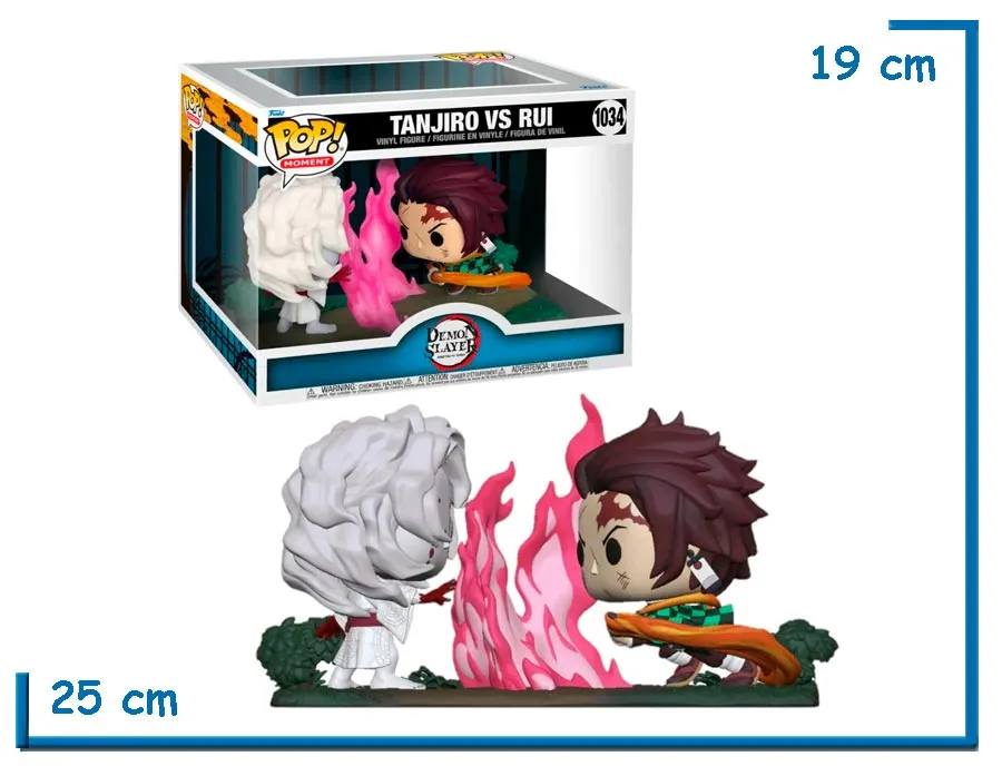 FUNKO POP MOMENTS TANJIRO VS RUI DEMON SLAYER