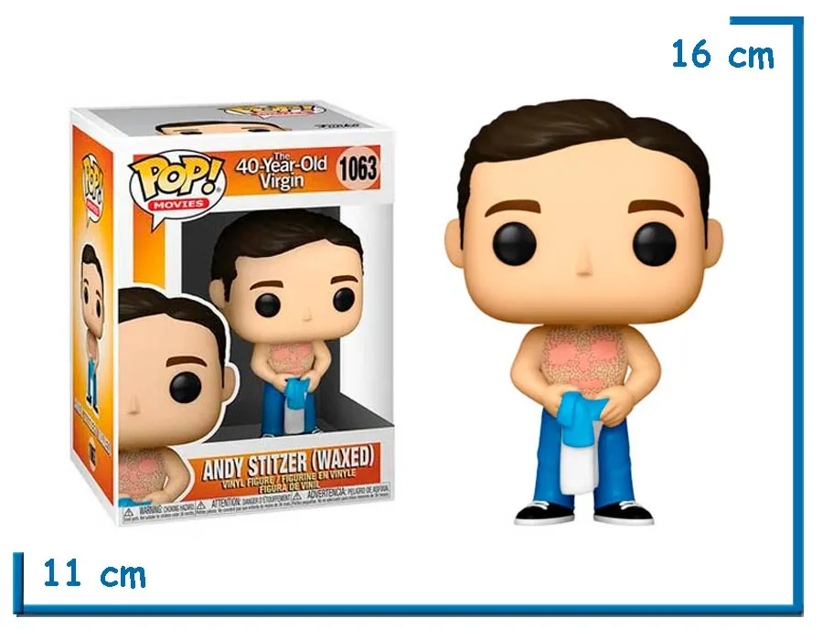FUNKO POP ANDY STITZER (WAXED) 40-YEAR-OLD VIRGIN