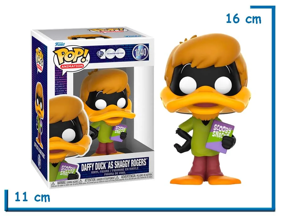 FUNKO POP DAFFY DUCK AS SHAGGY ROGERS WB100