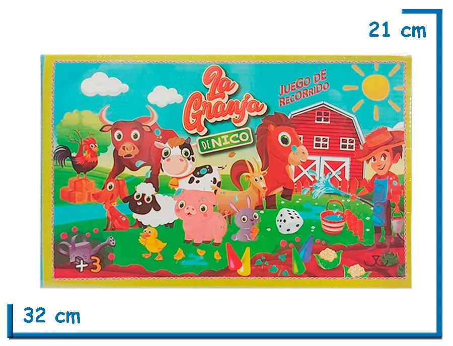 LA GRANJA DE NICO JUEGO DE RECORRIDO