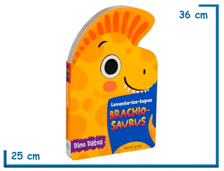 L.DINO DATOS BRACHIOSAURUS LEVANTA-LAS-TAPAS TAPA DURA