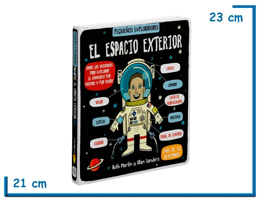 L.PEQUE¥OS EXPLORADORES EL ESPACIO EXTERIOR CON VENTANAS TAPA DURA