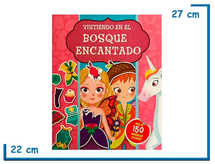 L.VISTIENDO EN EL BOSQUE ENCANTADO CON STICKERS