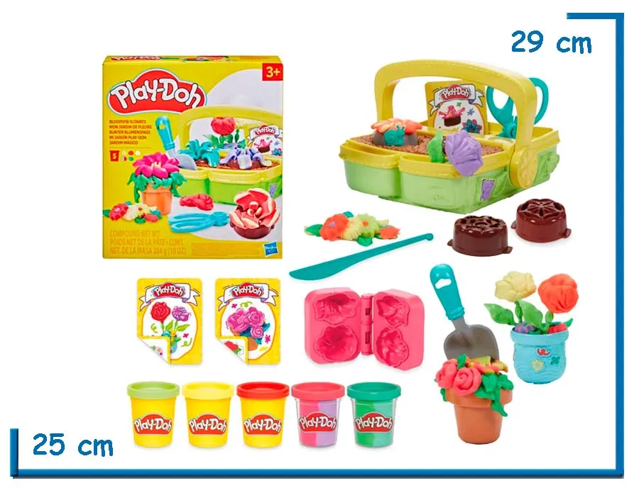 PLAY DOH BLOOMING FLOWERS 284G