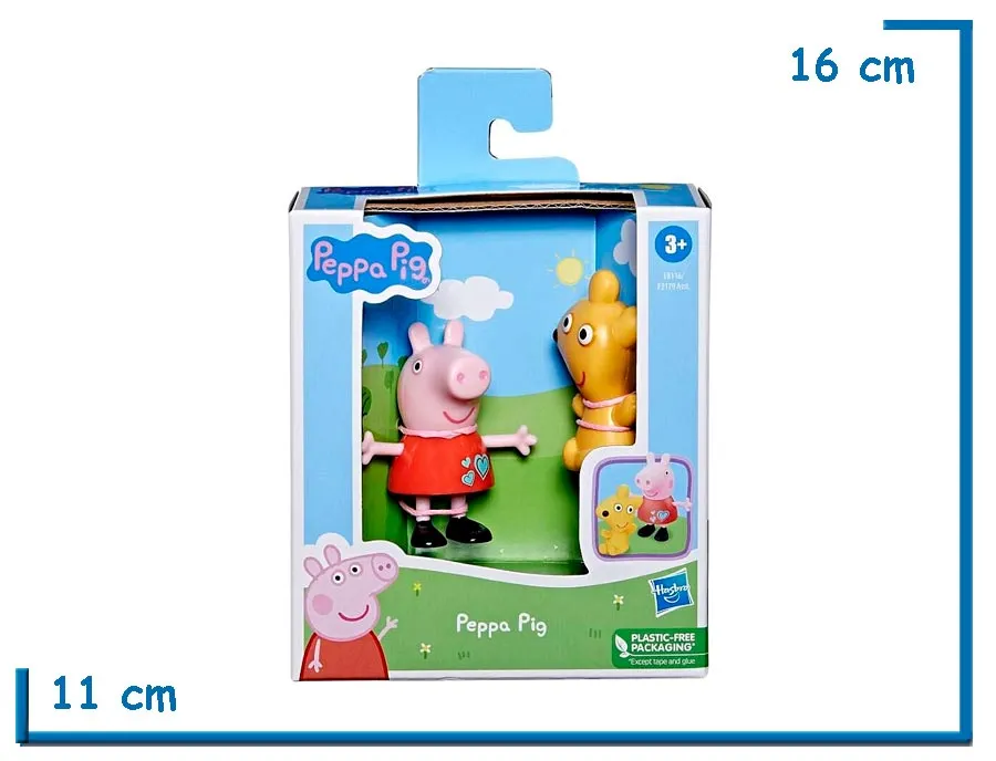 PEPPA PIG FRIENDS PEPPA PIG OSITO FIGURA CON ACCESORIO