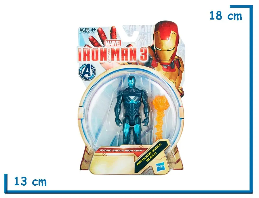 IRON MAN 3 HYDRO SHOCK IRON MAN 10CM