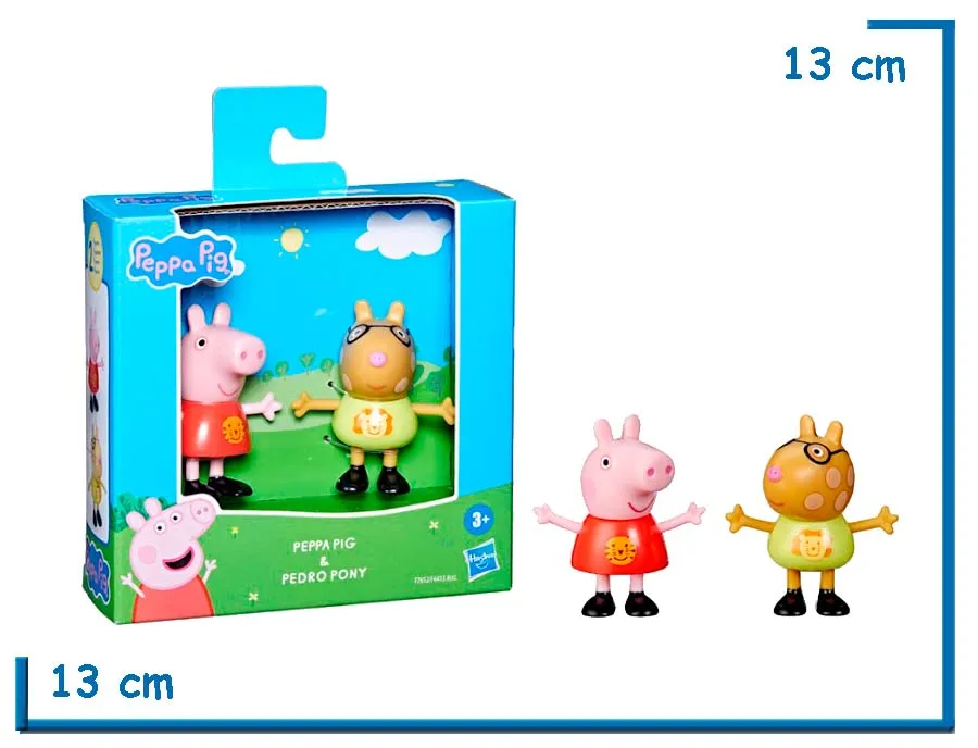 PEPPA PIG PEPPA PIG & PEDRO PONY 2-FIGURE PACK