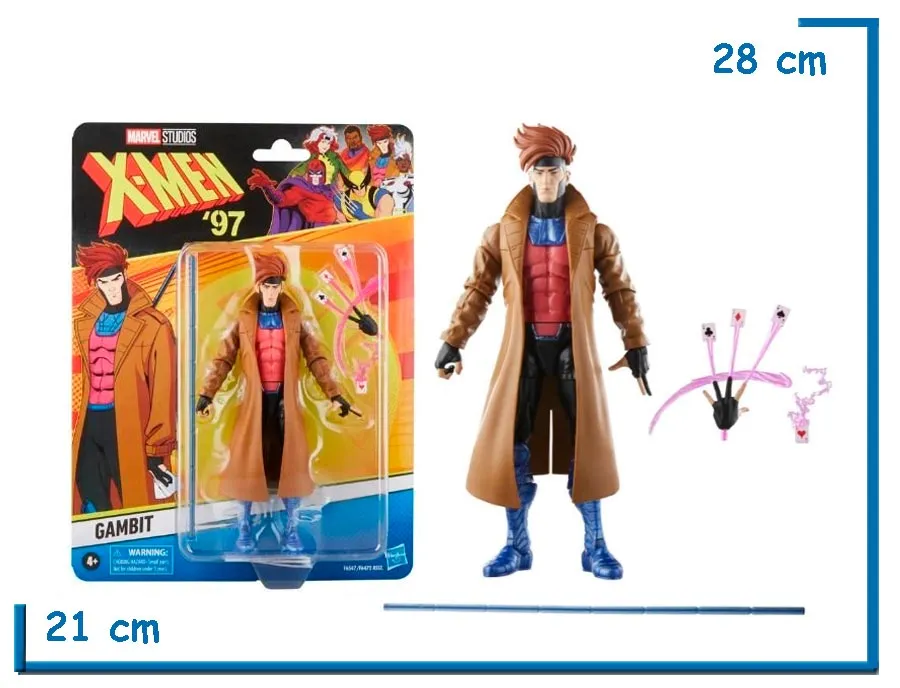 MARVEL LEGENDS GAMBIT X-MEN 97 16CM