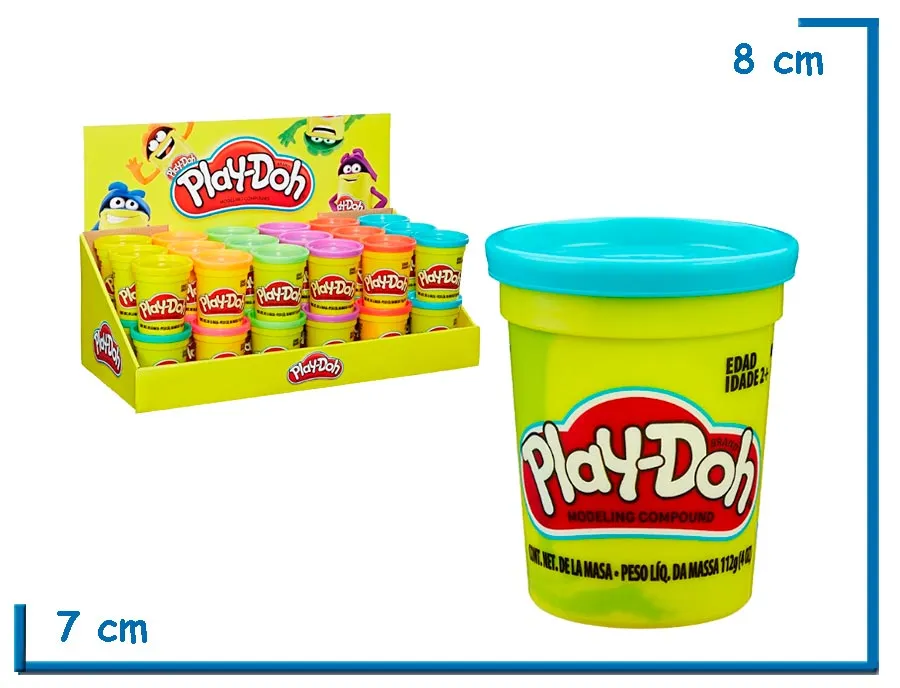 PLAY-DOH CELESTE POTE DE MASA 112GR