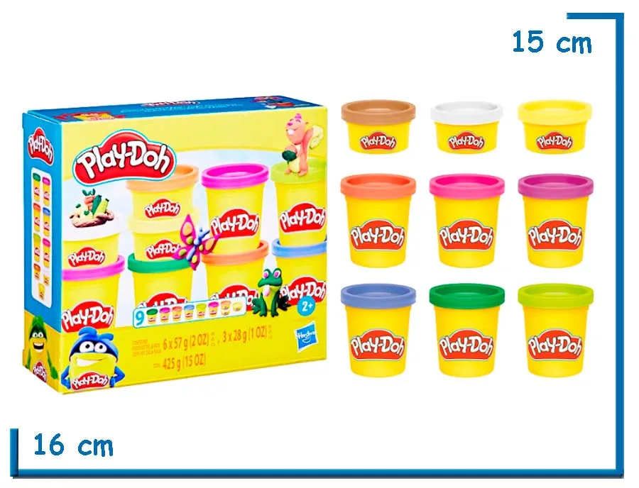 PLAY-DOH COLORFUL GARDEN 9 PACK 425G