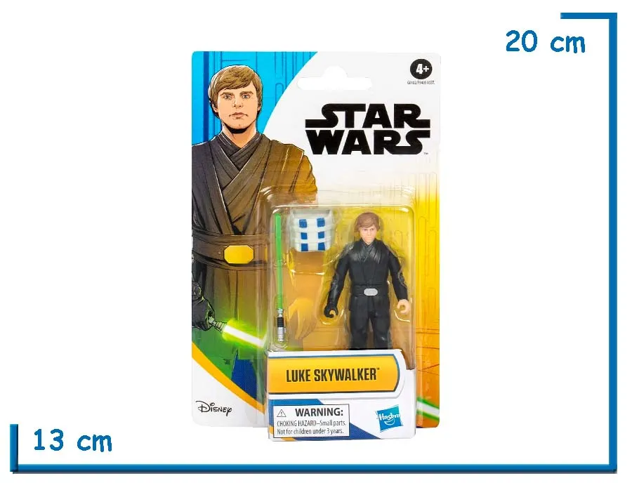 STAR WARS LUKE SKYWALKER FIGURA 10CM CON ACCESORIOS