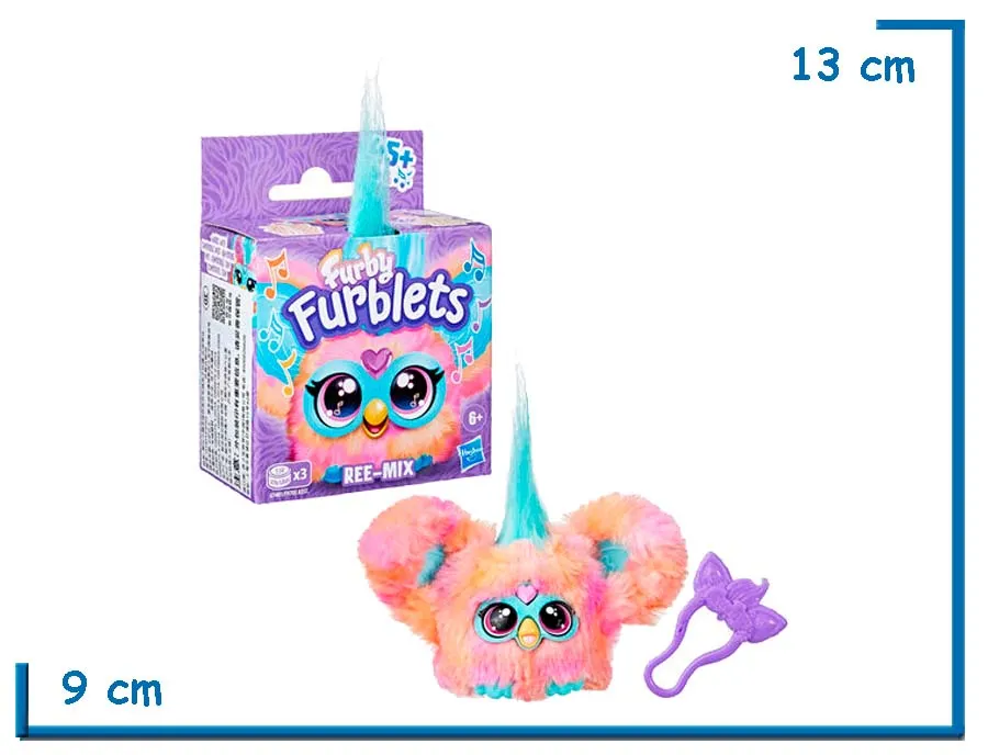 FURBY FURBLETS REE-MIX CON SONIDO 10CM