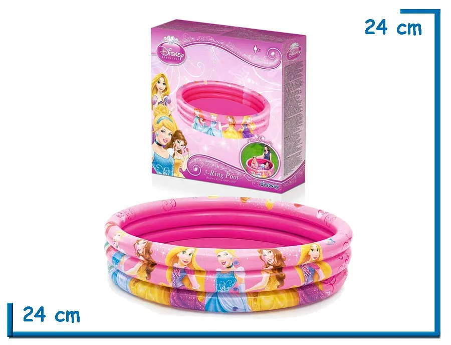 BESTWAY DISNEY PRINCESAS PILETA 3 AROS 122 X25CM