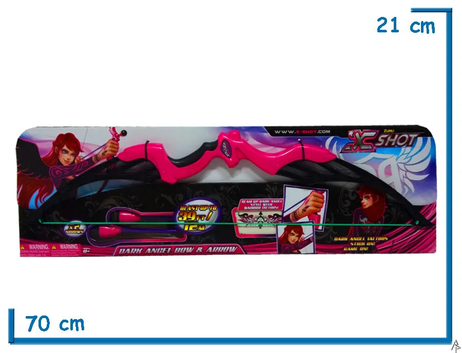 ZURU X-SHOT DARK ANGEL BOW Y ARROW