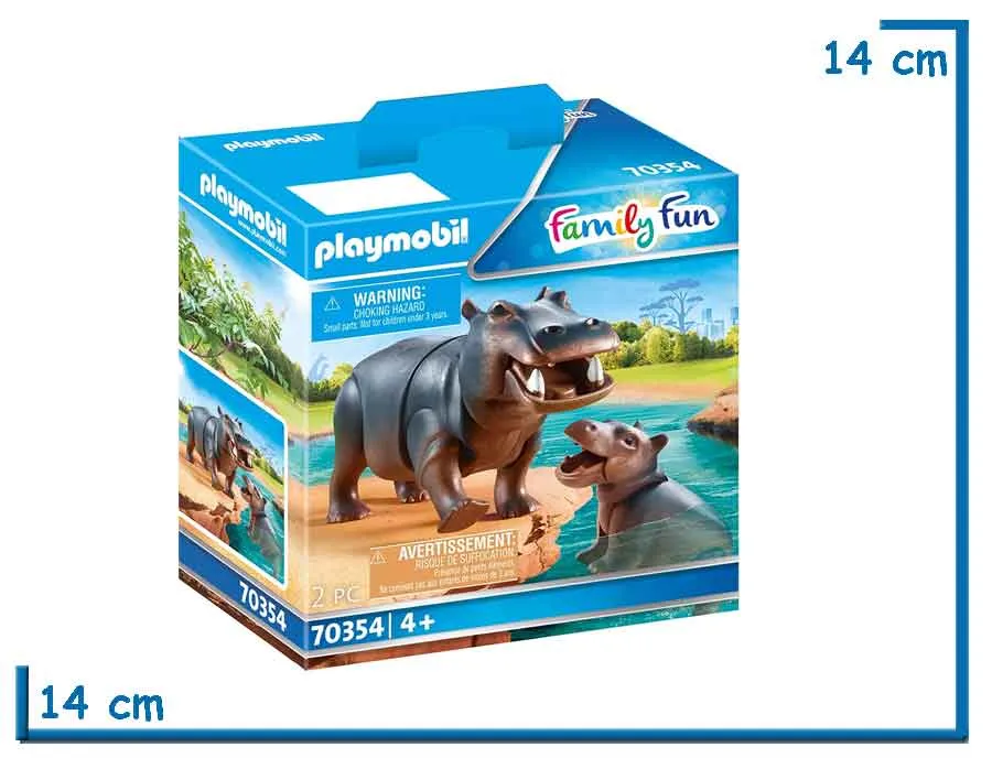 PLAYMOBIL FAMILY FUN HIPOPOTAMO CON BEBES