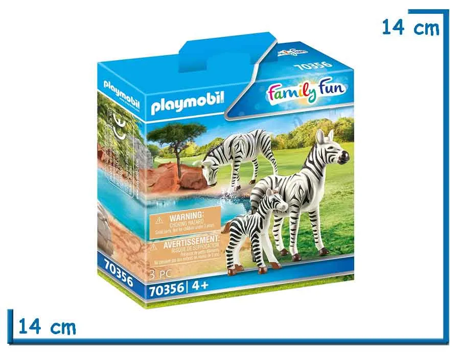 PLAYMOBIL FAMILY FUN CEBRA CON BEBES