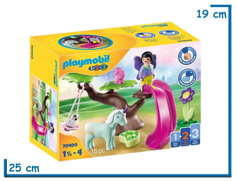 PLAYMOBIL 1.2.3 PARQUE INFANTIL HADA