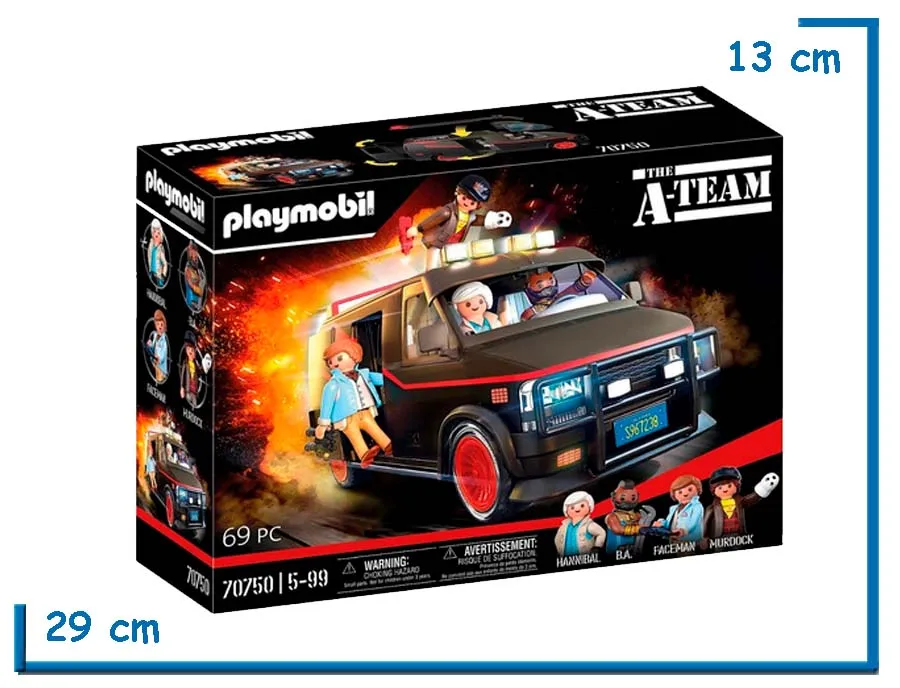 PLAYMOBIL FURGONETA DEL EQUIPO A