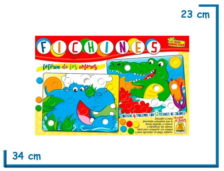 FICHINES LOTERIA DE LOS COLORES