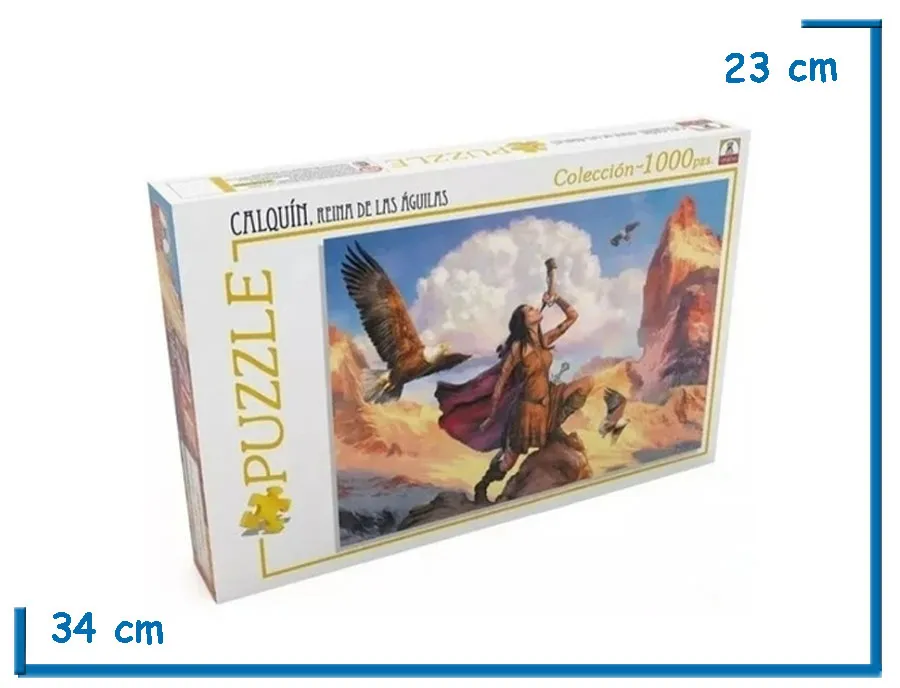 PUZZLE X1000 PIEZAS CALQUIN REINA DE LAS AGUILAS