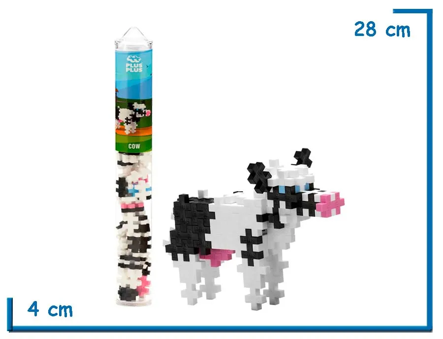 2X1 PLUS-PLUS COW ROMPECABEZAS 3D 100PZS