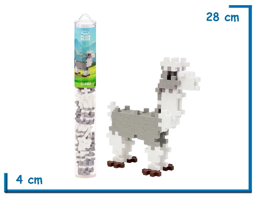 2X1 PLUS-PLUS LLAMA ROMPECABEZAS 3D 100PZS