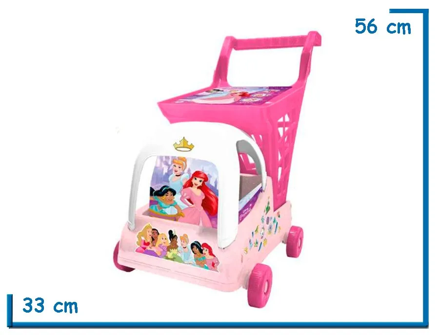 DISNEY PRINCESAS SHOPPING CART