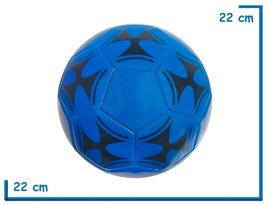 PELOTA DE CUERO Nø5 AZUL REFORZADA