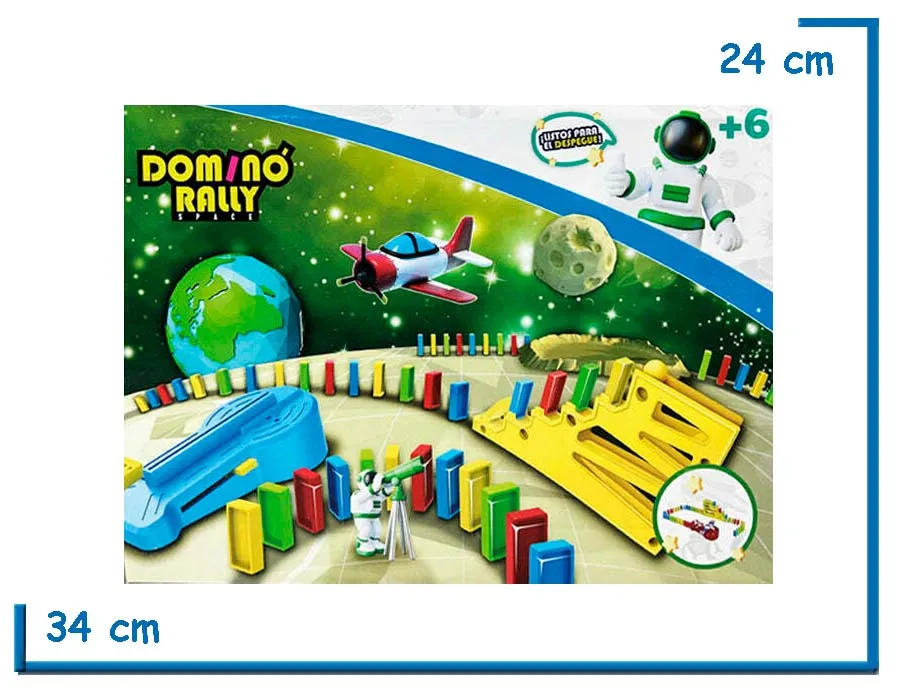 DOMINO RALLY SPACE AVION 120 PZS (VERDE)