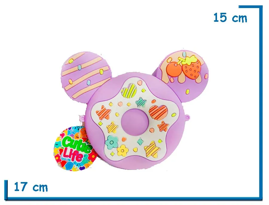 CUTIE LIFE BOLSO POP IT DONA CON OREJAS VIOLETA