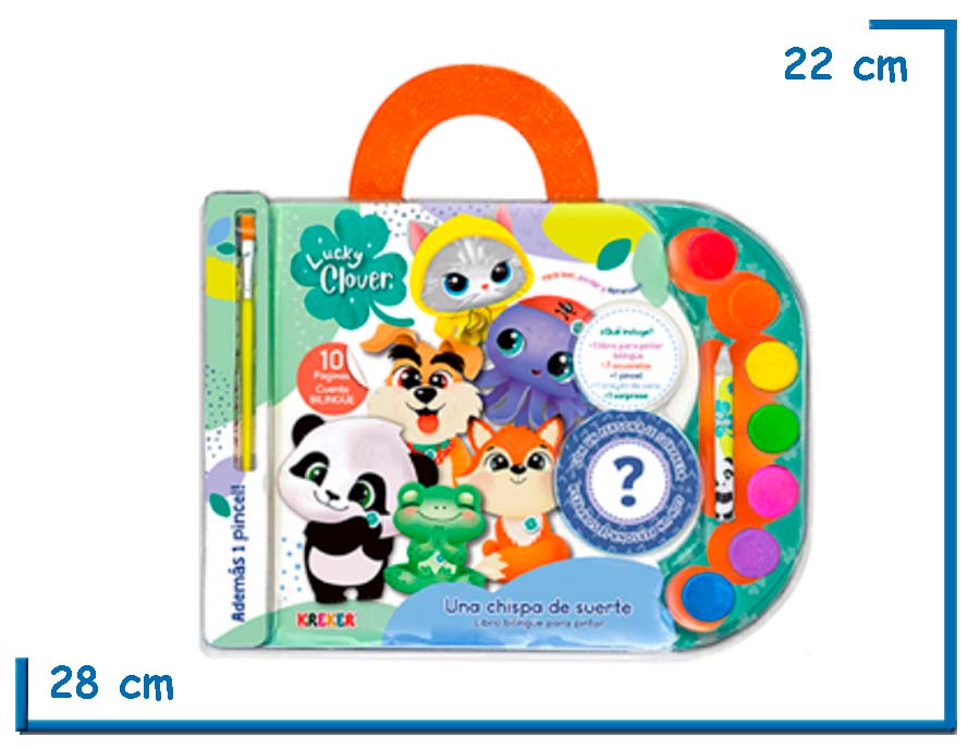 LUCKY CLOVER UNA CHISPA DE SUERTE VALIJA ACUARELAS