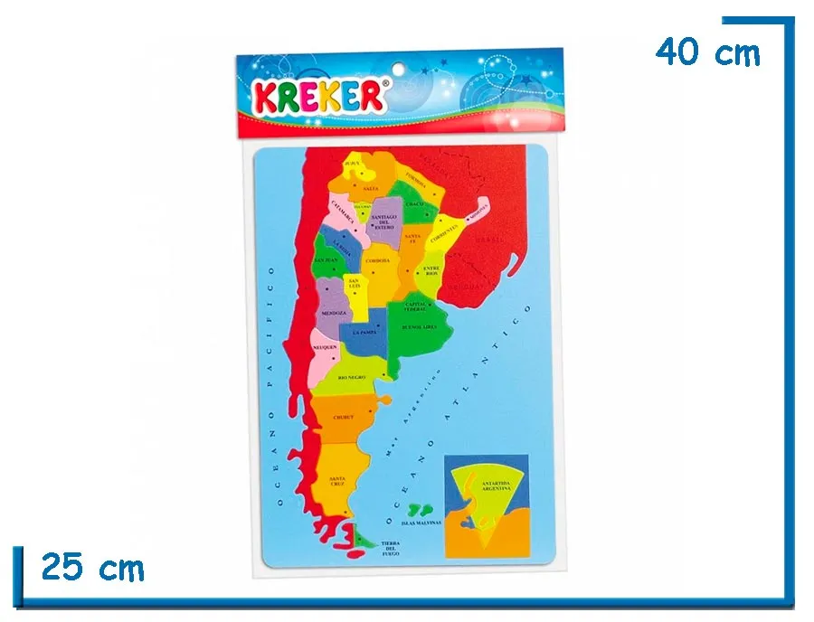 MI ARGENTINA ENCASTRE DE GOMA EVA COLORES SURTIDOS