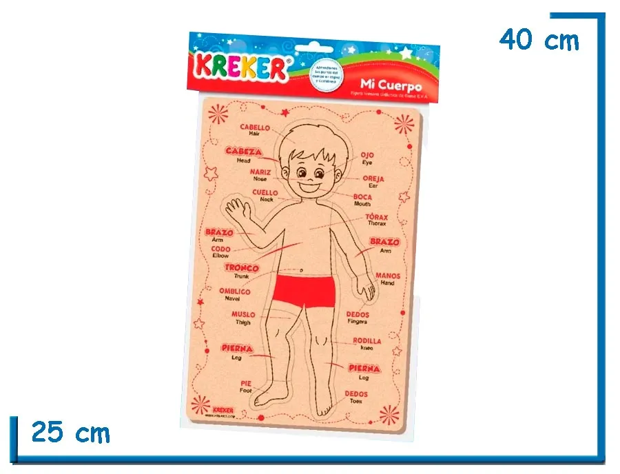 MI CUERPO ENCASTRE DE GOMA EVA