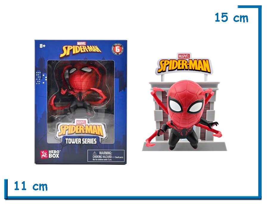 YUME HERO BOX SUPERIOR SPIDER-MAN TOWER SERIES SPIDER-MAN